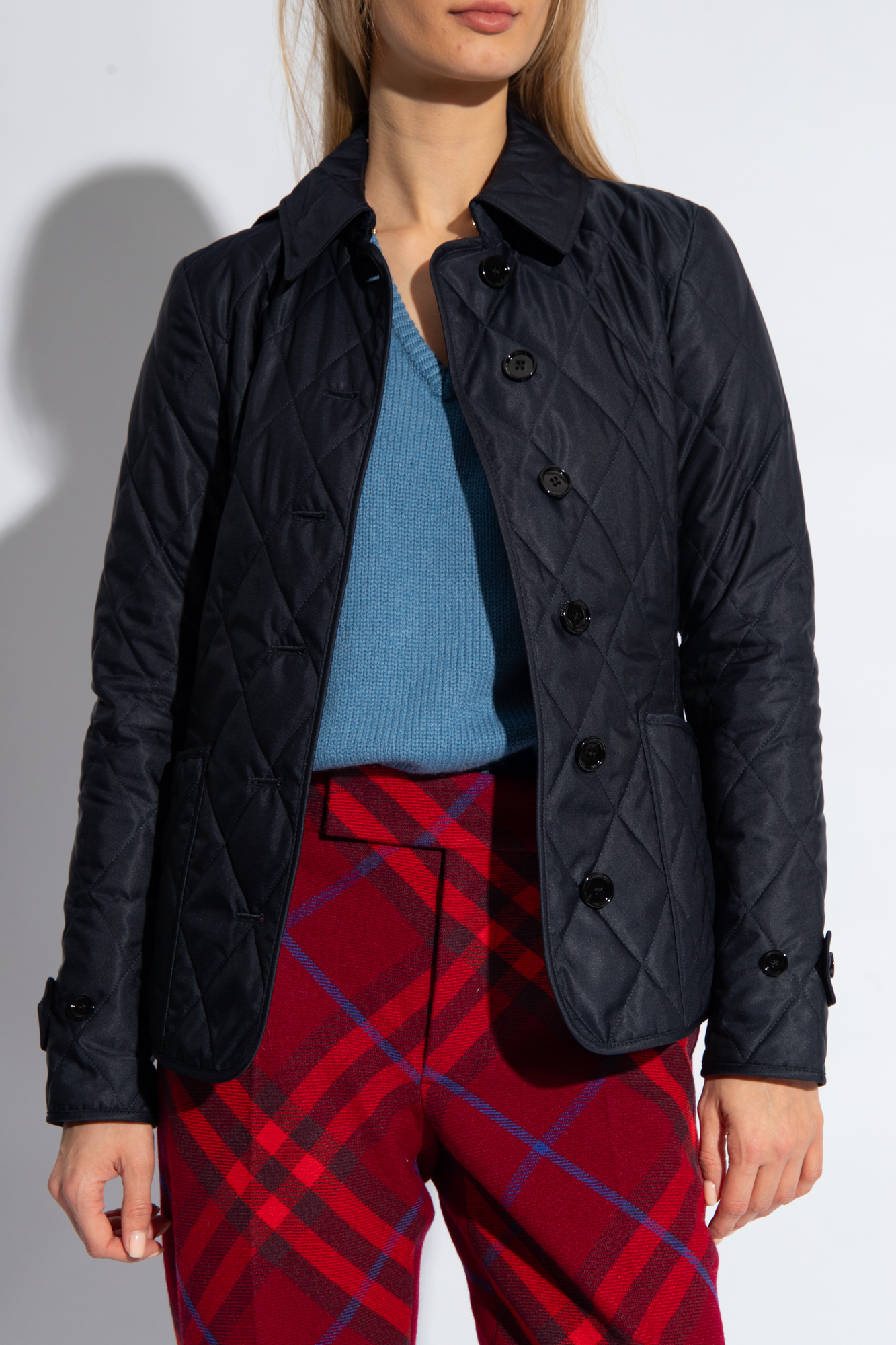 Burberry quilted clearance jacket ladies